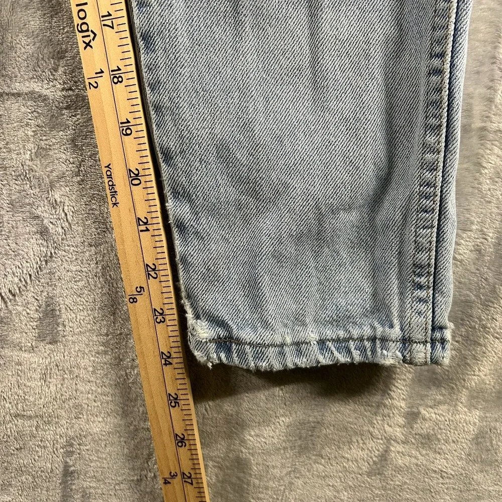 Vintage 80s Light Wash Straight Leg Jeans Boys Size 12‎ Denim USA Made Rustler